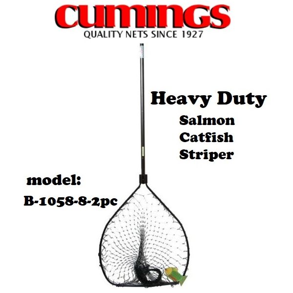 Cumings Heavy Duty Salmon-Catfish-Striper Net B-1058-8-2pc
