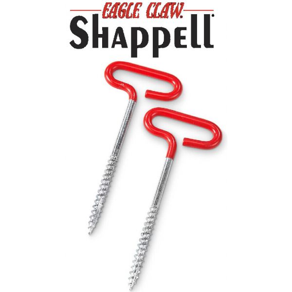Eagle Claw Shappell Red 6 Ice Fishing Anchors 2-Pack IA2