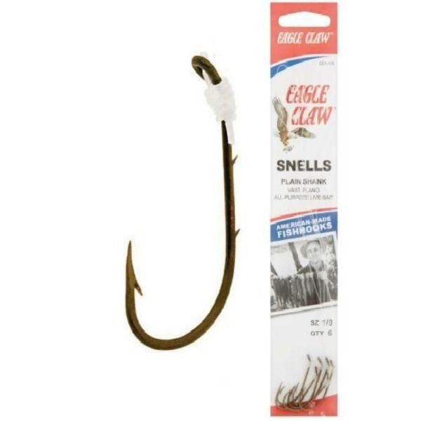 Eagle Claw 031 Snelled Plain Shank