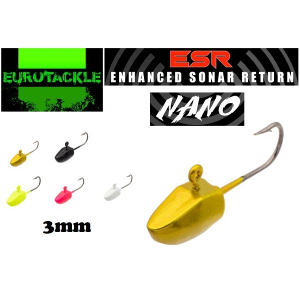 Eurotackle ESR Nano Tungsten Jig 3mm (Select Color) 10110