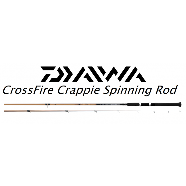 Daiwa CrossFire 14' Med-Heavy Spider-Rig Crappie 3-Piece Spinning