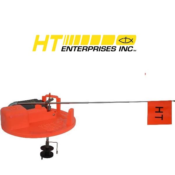 HT Enterprises Extreme Polar Therm Tip Up Insulated Big Game Orange Tip-Up  PTE-200 - Fishingurus Angler's International Resources
