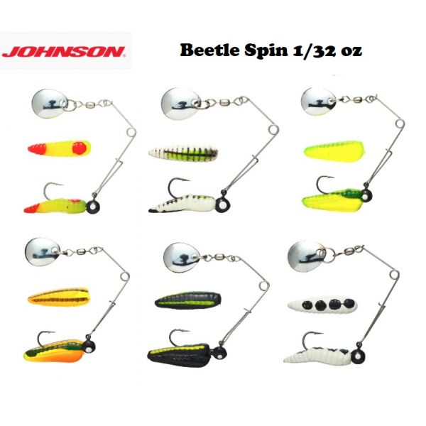 Johnson Beetle Spin 1/32oz (Select Color) BSVP132- - Fishingurus Angler's  International Resources