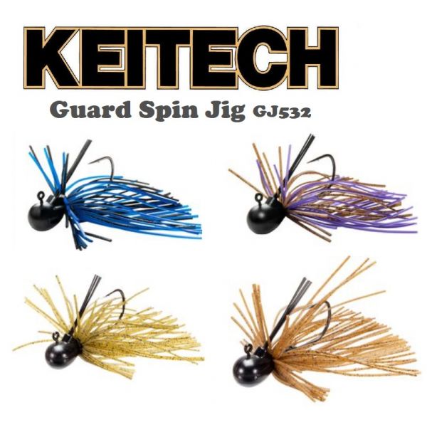 Keitech Guard Spin Jig 5/32 (Select Color) GJ532 - Fishingurus Angler's  International Resources