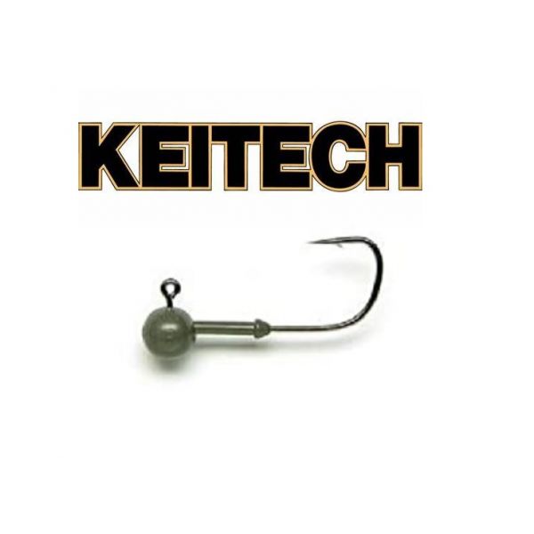 Keitech Tungsten Super Round Jig Head #2 4pk (Select Weight) SR2 -  Fishingurus Angler's International Resources