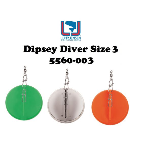 Luhr-Jensen Dipsey Diver Size 3 258g (Select Color) 5560-003 - Fishingurus  Angler's International Resources