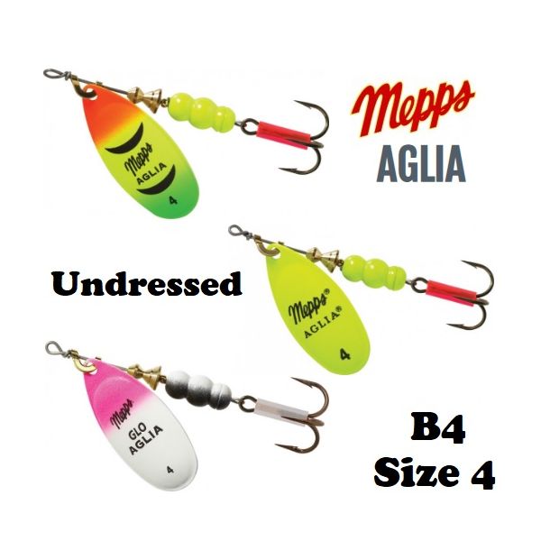 Mepps Aglia #4 Undressed (SELECT COLOR) B4 - Fishingurus Angler's  International Resources