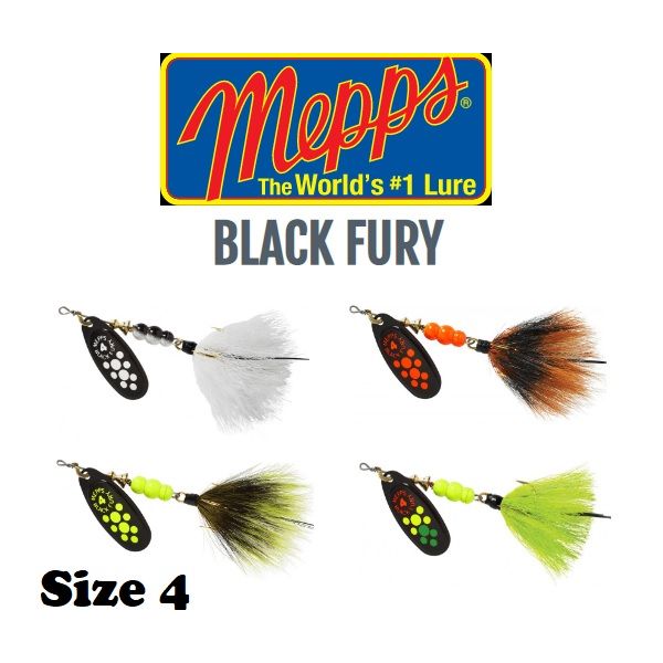 Mepps Black Fury Plain Spinner