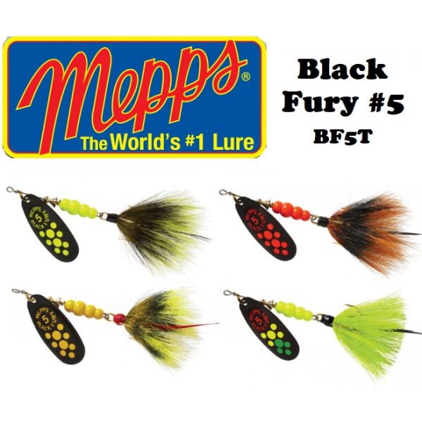 Mepps Black Fury Size 5 (Select Color) BF5T - Fishingurus Angler's