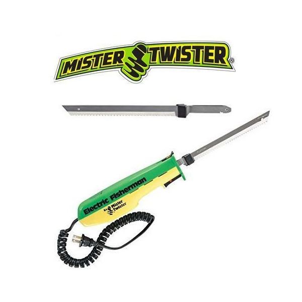 Mister Twister MT-1201 Electric Fisherman Knife with 7 Blade