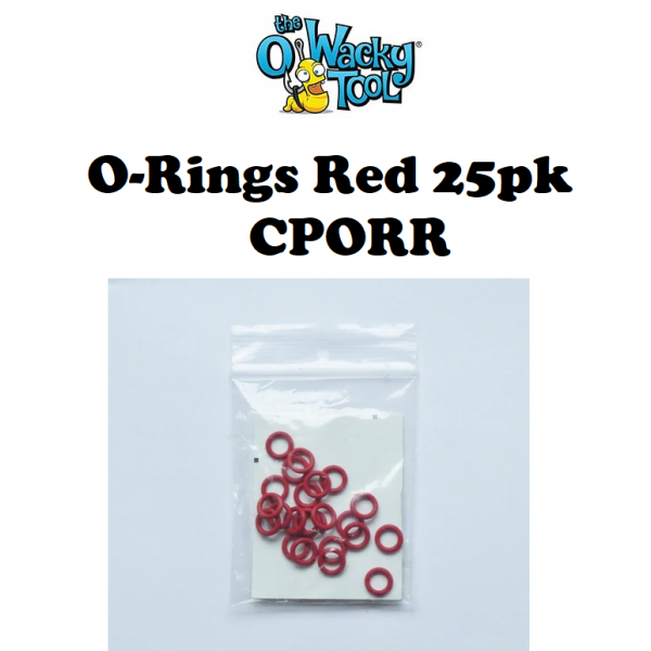 The Wacky Tool O Rings Red 25pk (Select Size) COPRR - Fishingurus