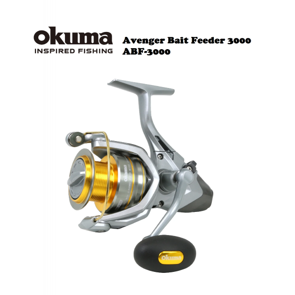 Okuma Avenger Baitfeeder 3000 Spinning Reel ABF-3000 - Fishingurus