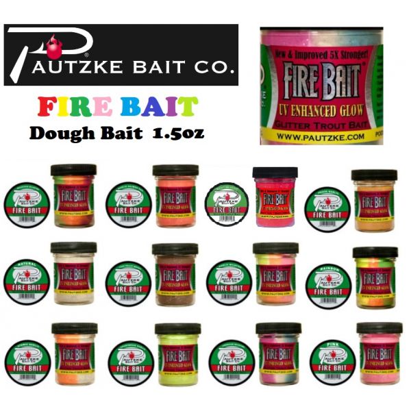 Pautzke Fire Bait 1.5oz (Select Color) PFB - Fishingurus Angler's