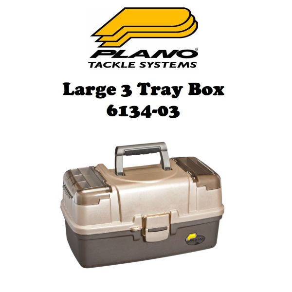 Plano Large 3-Tray Box 6134-00 - Fishingurus Angler's International  Resources