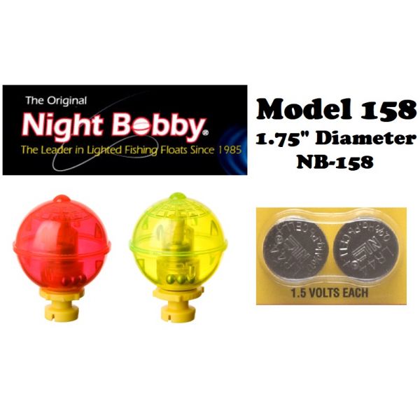 Rieadco Original Night Bobby 1.75 (Select Color) NB-158 - Fishingurus  Angler's International Resources