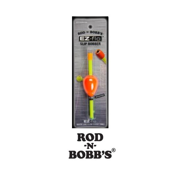Rod-N-Bobb's EZ-Flo Slip Bobber Weighted Orange 1pk (Select Color) EZ-WOR -  Fishingurus Angler's International Resources