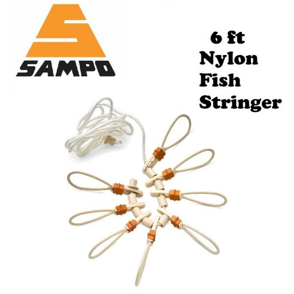 Sampo 6ft Nylon Fish Stringer SMP-300 - Fishingurus Angler's International  Resources