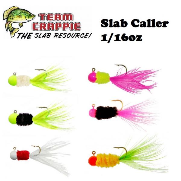Team Crappie Slab Caller Jig 1/16oz (Select Size) SD2D - Fishingurus  Angler's International Resources
