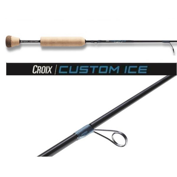 St. Croix Custom Ice 36'' Medium Light Fast Spinning Ice Rod Spoon Hopper  CI36MLF