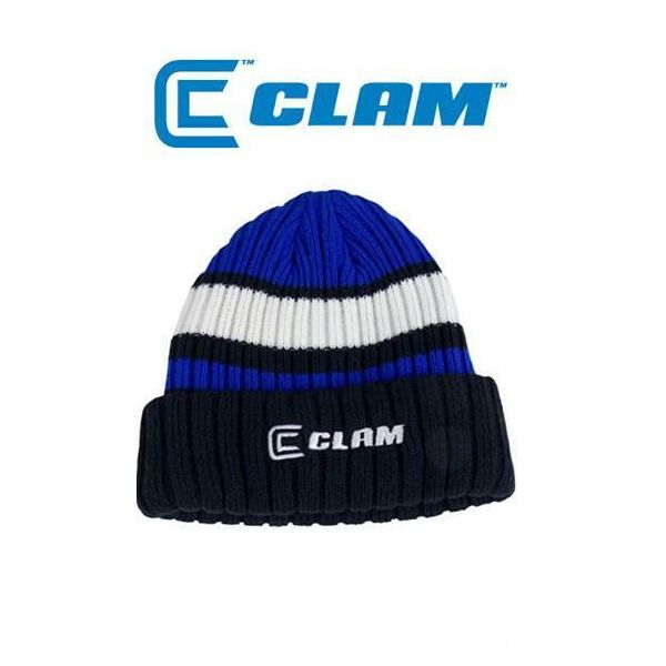 Clam Ice Armor Knit Hat Blue One Size Fits Most 112682