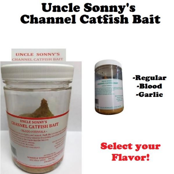 Uncle Sonny's Channel Catfish Bait (SELECT FLAVOR) 0041 - Fishingurus  Angler's International Resources