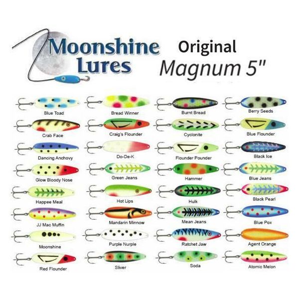 Moonshine Original 5 Magnum Trolling Spoon (Select Color