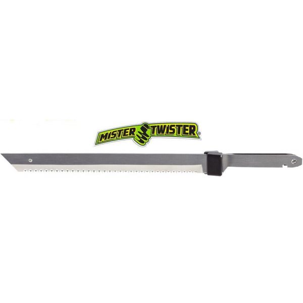 MISTER TWISTER RB-1209 Blade, 9 in L, Stainless Steel, For: MMT1201 Electric  Fisherman Knife