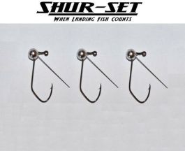 Shur-Set Unpainted Wacky Jigs w/ Sickle Style Hooks [5 pk] (Select ...