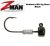 Z-Man Nedlockz HD Jig Head 5pk Black (Select Weight) TTNL-