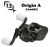 13 Fishing Origin A baitcast Reel 6.6:1 OA66RH