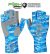 Fish Monkey Half Finger Guide Glove Blue Water Camo (Select Size) FM11-BLWTRCAM