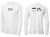 Daiwa White Long Sleeve Performance Sun Shirt Bass Skin (XXL)