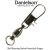 Danielson Ball Bearing Swivels w/Interlock Snaps Black (SELECT SIZE) 2300SPBLK-