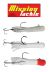 Mission Tackle Rigged Lake Trout Tube 4'' 3/4oz (Select Color) MIS-TT34