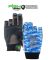 Fish Monkey The Crusher Half Finger Jigging Glove FM15 BluWaterCamo (ChooseSize)