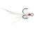 VMC X-Rap Tail Dressed Treble Hook (White)