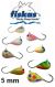 Fiskas Hand Painted Tungsten Ice Jig 5mm (Multiple Colors) 1 pack