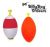 Billy Boy Bobber Weighted Snap On Oval Bobber Multi-Color 2 pack (Select Size)
