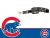 Chicago Cubs MLB Baseball Team Logo White Polka Dot Lanyard 