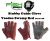 Fish Monkey Stubby Guide Gloves Voodoo Swamp Red (Select Size) FM18-VSR 