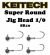 Keitech Tungsten Super Round Jig Head (1/0)