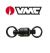 VMC Ball Bearing Swivel W/ Split Rings Black Nickel 5 Pack (Select Size) BBSSR