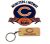 Chicago Bears Football Team Logo NFL Wooden Key chain