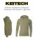 Keitech Long Sleeve Cooling Sun Protection Tech Hoodie-Light Olive (Select Size)