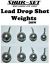Shur-Set Round Lead Drop Shot Weights (Select Weight)