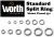Worth Split Rings (Select Size) 531