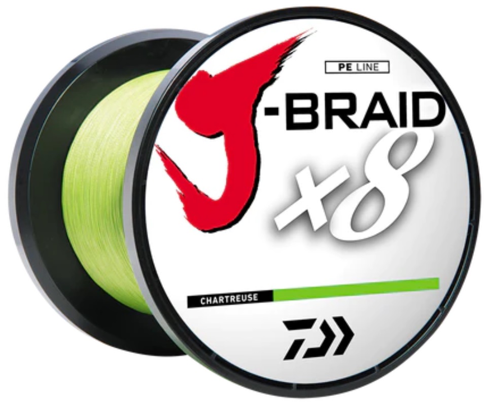 Daiwa J-Braid x8 Chartreuse 3300yds