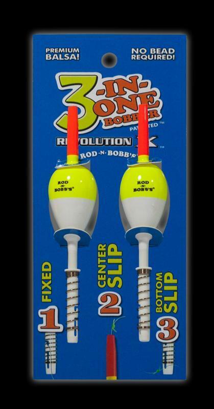 Rod N Bobbs Revolution X 3-In-One bobber Premium Balsa Float 2PK (Select  Size)RX