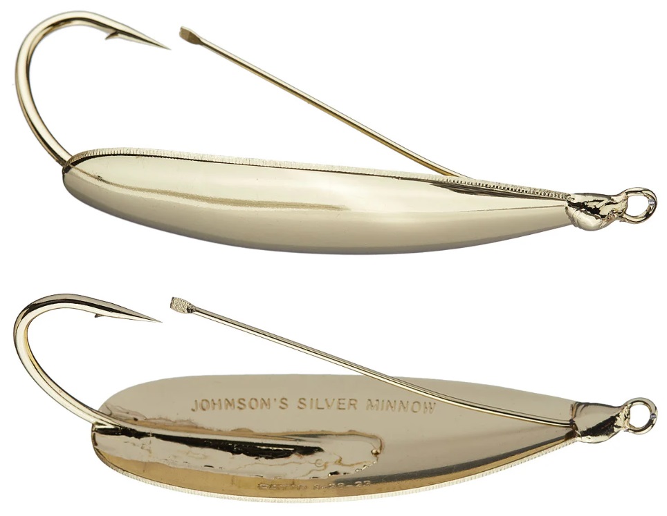 Johnson Johnson Silver Minnow Spoon 1/2oz Chartreuse Flash