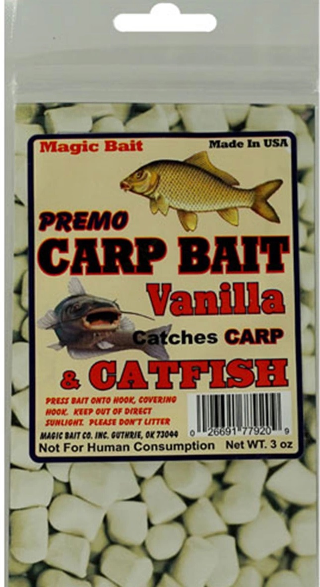 Magic Bait 3 Oz Mulberry/Vanilla/Strawberry Dough Bait Catches Carp &  Catfish